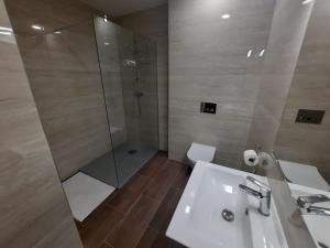Koupelna v ubytování Villa Viktoria