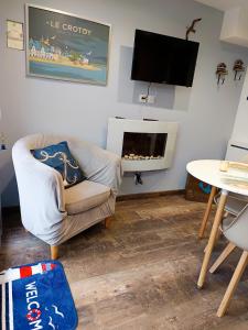 TV/trung tâm giải trí tại Bienvenue chez Marceau