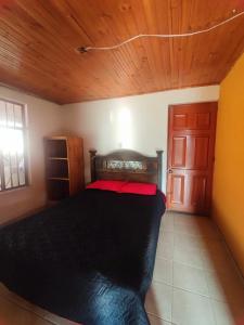 Кровать или кровати в номере Cabaña Vie Donaire