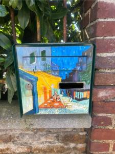 オーヴェル・シュル・オワーズにあるLa Halte des Impressionnistesの煉瓦壁画