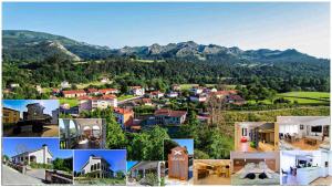 Nespecifikovaný výhled na hory nebo výhled na hory při pohledu z vily