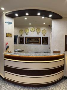 Vstupní hala nebo recepce v ubytování فندق التاج - الكاظمية المقدسة