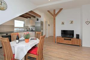 Dapur atau dapur kecil di Feriendomizil Bergamini