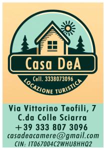 a label for a csa deal with a house at CasaDeA in Atri