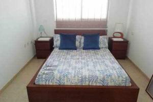 Postel nebo postele na pokoji v ubytování Casas Galloway - Puertito Güímar Sol y comodidad