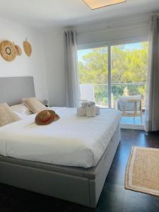 Postel nebo postele na pokoji v ubytování Casa Bonic -Sunset Seaview