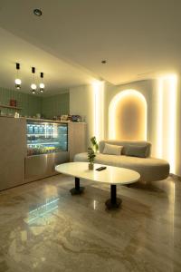 Nhà bếp/bếp nhỏ tại فندق قصر الياقوت