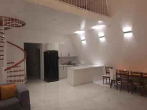 Kuchyň nebo kuchyňský kout v ubytování Afreim