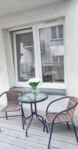 Balkón nebo terasa v ubytování Kapi Royal Apartament