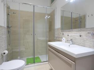 Koupelna v ubytování Marea Sicula Home