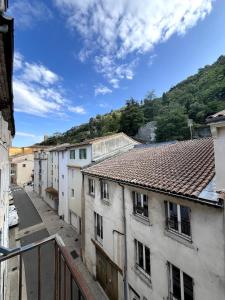 a view from the balcony of an apartment building at Le Farconnet in Tournon-sur-Rhône