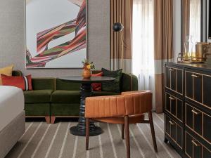 O zonă de relaxare la 21c Museum Hotel St Louis