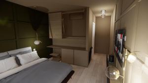 Μια τηλεόραση ή/και κέντρο ψυχαγωγίας στο Agrigentum Apartment