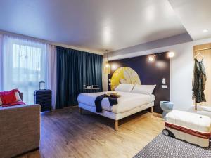 Katil atau katil-katil dalam bilik di ibis Styles Le Treport Mers Les Bains