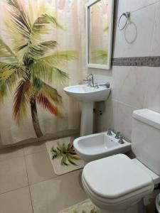 Et badeværelse på Estancia La Paulina