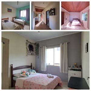 Ένα ή περισσότερα κρεβάτια σε δωμάτιο στο Casadaleila