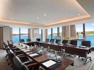 a large conference room with a long table and chairs at The Grand Tarabya Managed by Accor in Istanbul +279 photos
