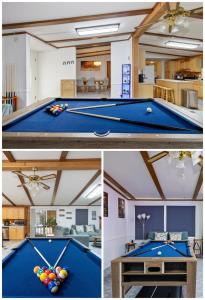 a room with a pool table in a house at Peaceful 3BR Retreat - Near Statesville in Statesville +18 photos
