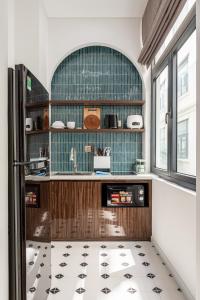 Η κουζίνα ή μικρή κουζίνα στο AviCasa