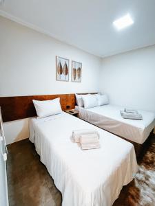 Postel nebo postele na pokoji v ubytování Apto PRÓX shopping | Aeroporto | Hospital Regional