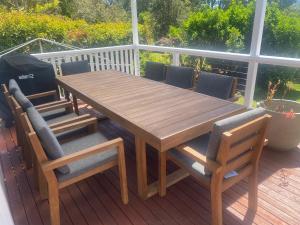 Ein Balkon oder eine Terrasse in der Unterkunft The Sleepy Roo, Kangaroo Valley