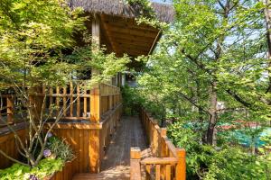 Κήπος έξω από το Heidi Garden Homestay