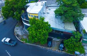 Άποψη από ψηλά του Apartamento económico familiar