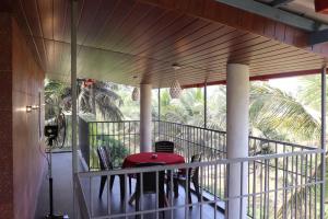 Balkón nebo terasa v ubytování Coastal Plains Gokarna Homestay + 13 fotografií