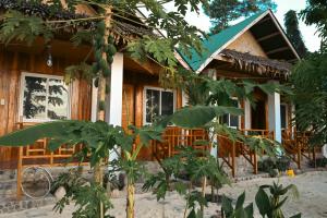 a house with a tree in front of it at Seaside Beach Hostel in San Vicente +9 photos