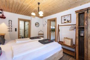 Ένα ή περισσότερα κρεβάτια σε δωμάτιο στο Haus Elisabeth NaturNah Ferienwohnungen