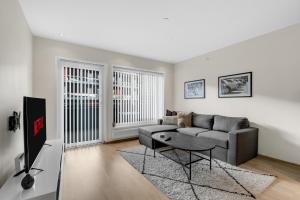 TV/trung tâm giải trí tại City apartment by Tromsøsundet