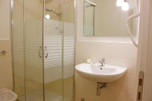 Koupelna v ubytování Terra Lucana B&B