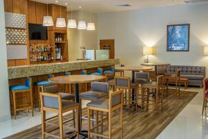 Μια τηλεόραση ή/και κέντρο ψυχαγωγίας στο Hampton by Hilton Guadalajara Expo