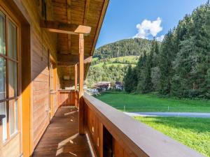 a balcony with a view of a mountain at Beautiful apartment in Mittersill with balcony in Mittersill