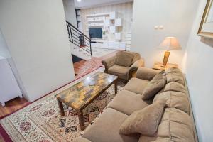 Χώρος καθιστικού στο Fasco Palagan D2 Homestay Jogja
