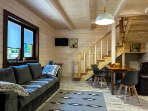 Χώρος καθιστικού στο Котедж Маєток Ярини