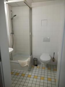 Bilik mandi di Pension Am Seeberg