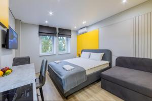 Μια τηλεόραση ή/και κέντρο ψυχαγωγίας στο CityApartments Kyiv Sviatoshyn