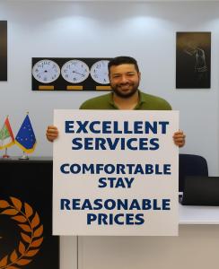 Certifikát, hodnocení, plakát nebo jiný dokument vystavený v ubytování Capital City Hotel