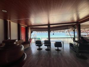 Et opholdsområde på Seaview Guesthouse