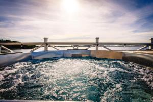 eine Whirlpool-Wanne mit Wasser darin in der Unterkunft Krägga Herrgård in Bålsta + 81 Fotos