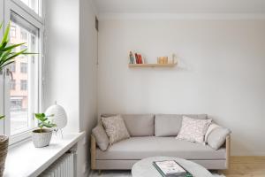 Posezení v ubytování Apartment in Kamppi