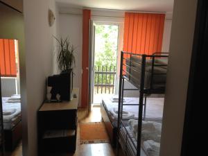 Postel nebo postele na pokoji v ubytování Hotel Romantik