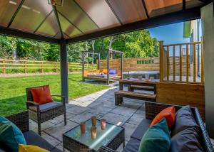 Posezení v ubytování Raywell Hall Country Lodges