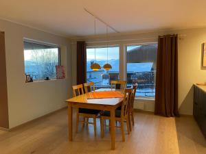 Posezení v ubytování Villa Polarvegen