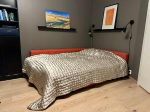 Postel nebo postele na pokoji v ubytování Villa Polarvegen