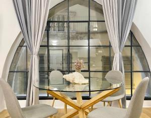 Χώρος καθιστικού στο Loft Pellicceria