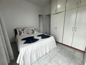 Postel nebo postele na pokoji v ubytování Varanda enorme na Praia dos Namorados