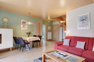 Et opholdsområde på Ferienwohnung 3 Haus Schmiedeweg