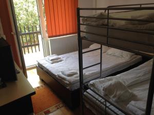 Postel nebo postele na pokoji v ubytování Hotel Romantik